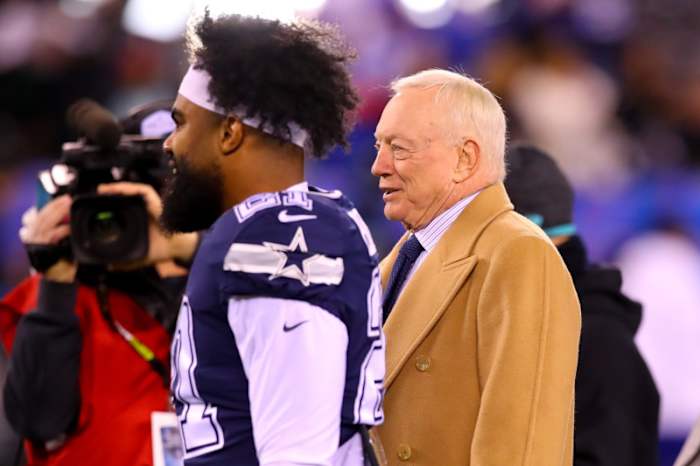 Ezekiel Elliott and Jerry Jones - Cowboys